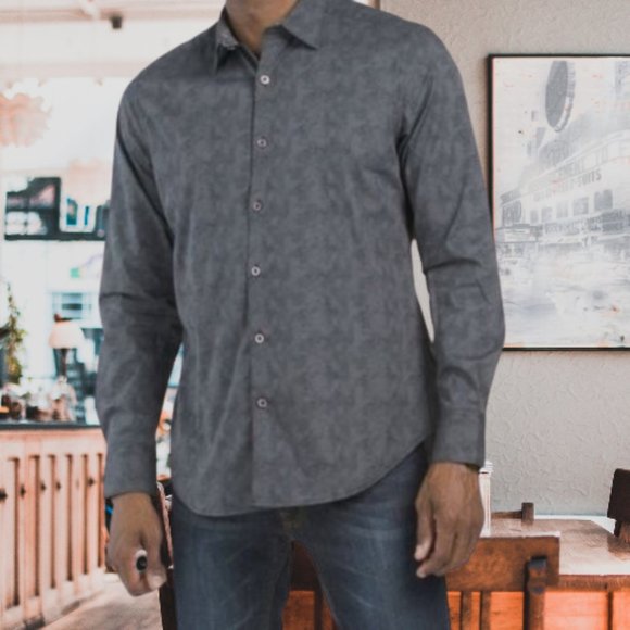 ROBERT GRAHAM SUTTON ABSTRACT LONG SLEEVE BUTTON SHIRT CLASSIC FIT $198 - Picture 2 of 14